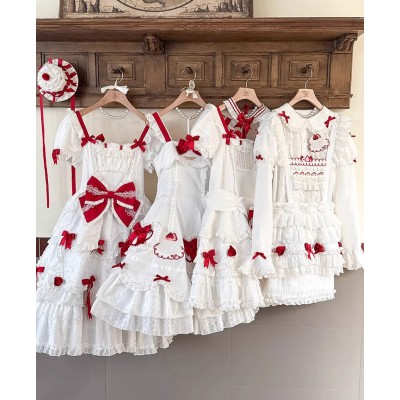 Mademoiselle Pearl Cupcake New Colour Blouses Skirt JSK and OPs(Reservation/Full Payment Without Shipping)